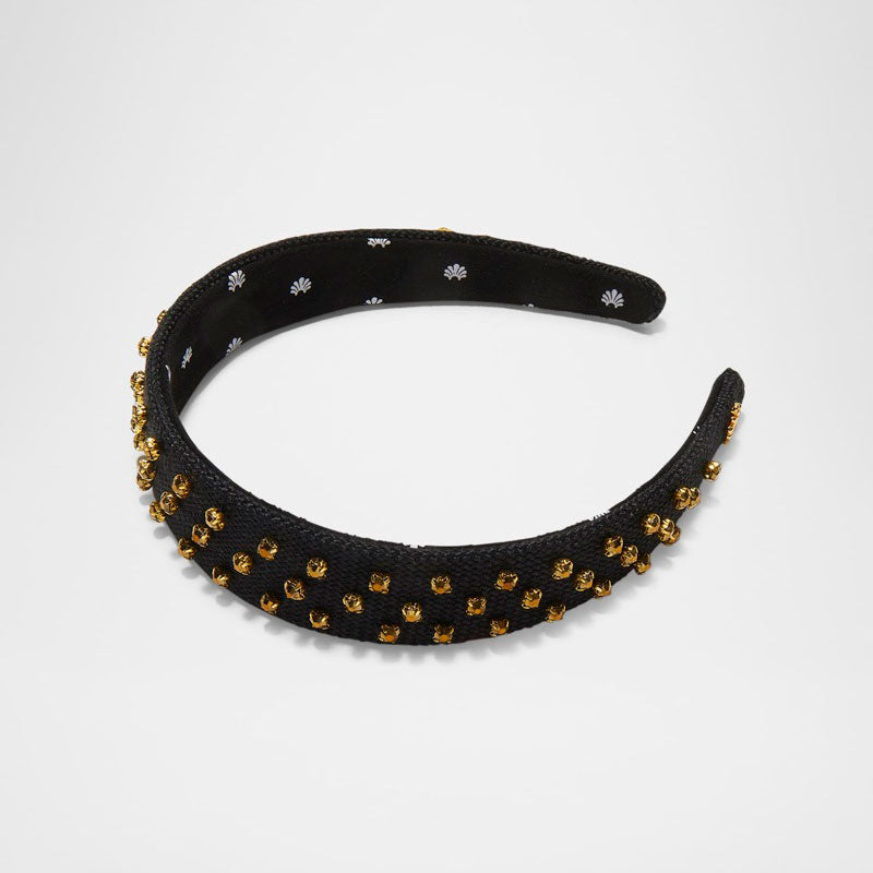 Faixa de cabeça de juta Crystal Dorado Bessette - Mercado de Luxo - O Maior E-Commerce de Bens, Produtos e Serviços de Luxo do Brasil.