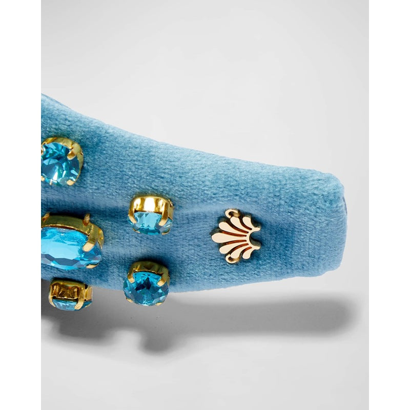 Faixa de cabeça com nó de veludo e Cristais - Mercado de Luxo - O Maior E-Commerce de Bens, Produtos e Serviços de Luxo do Brasil.