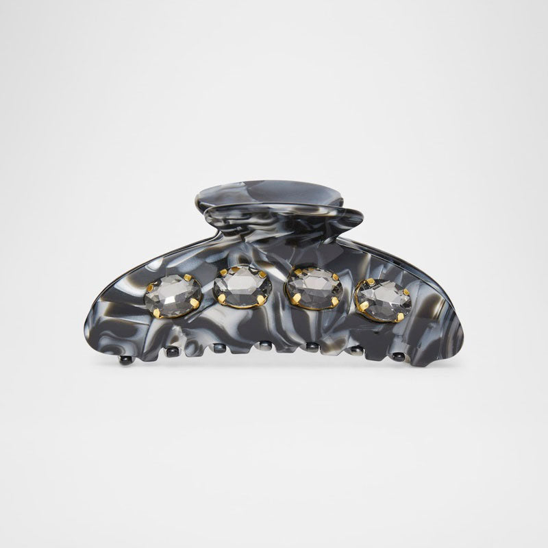 Presilha de acrílico com manchas de cristal - Mercado de Luxo - O Maior E-Commerce de Bens, Produtos e Serviços de Luxo do Brasil.