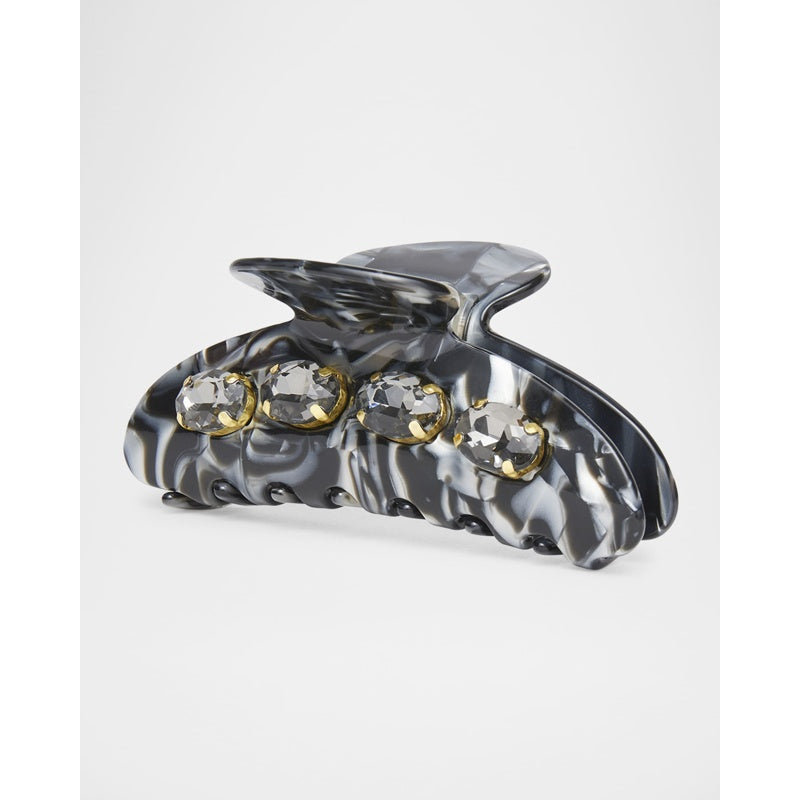 Presilha de acrílico com manchas de cristal - Mercado de Luxo - O Maior E-Commerce de Bens, Produtos e Serviços de Luxo do Brasil.