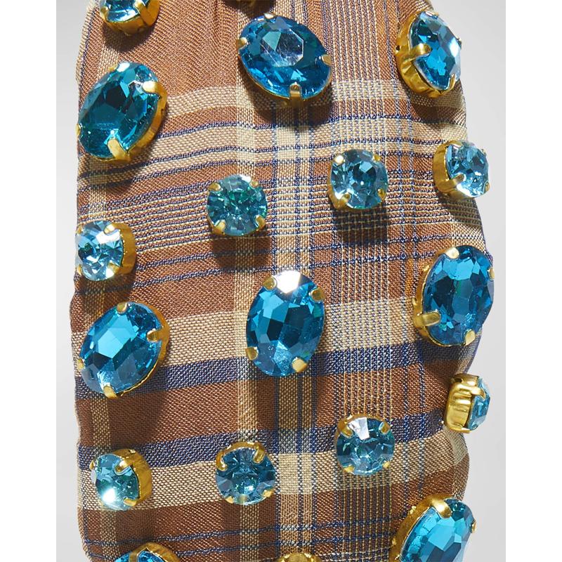 Faixa de cabeça xadrez com nó - Mercado de Luxo - O Maior E-Commerce de Bens, Produtos e Serviços de Luxo do Brasil.