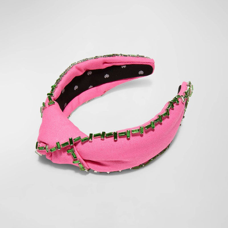 Faixa de cabeça com nó e acabamento embelezado - Mercado de Luxo - O Maior E-Commerce de Bens, Produtos e Serviços de Luxo do Brasil.