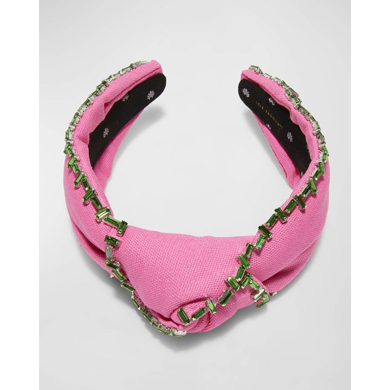 Faixa de cabeça com nó e acabamento embelezado - Mercado de Luxo - O Maior E-Commerce de Bens, Produtos e Serviços de Luxo do Brasil.