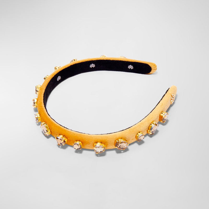 Faixa de cabeça de veludo com corações mistos da Gigi - Mercado de Luxo - O Maior E-Commerce de Bens, Produtos e Serviços de Luxo do Brasil.