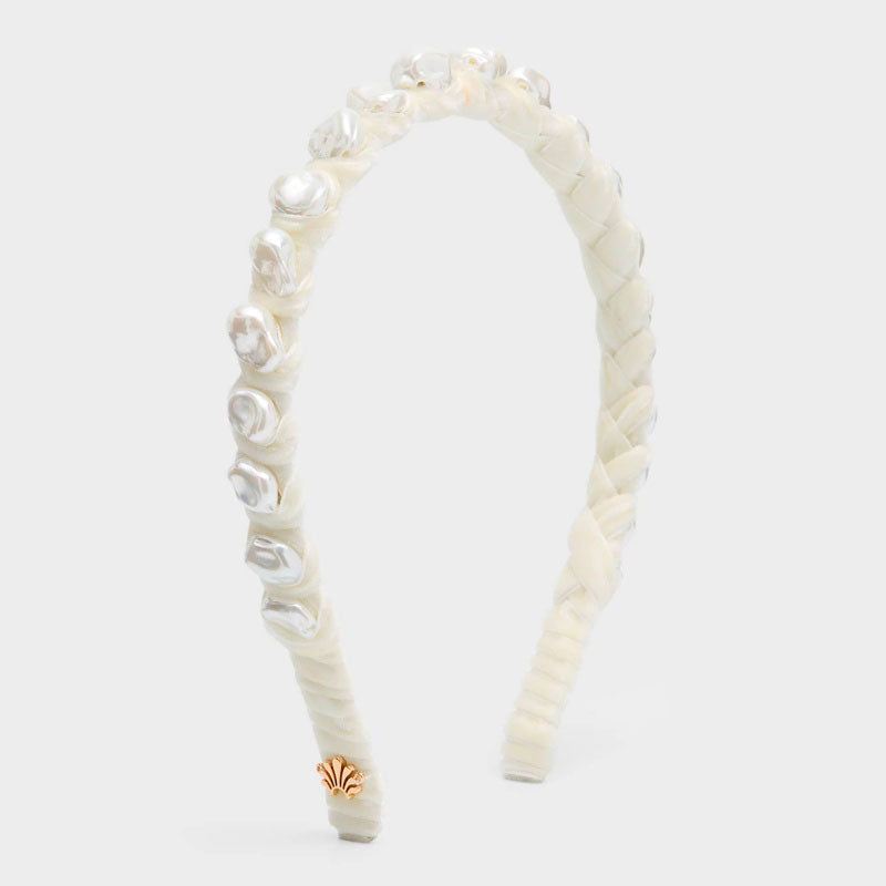 Faixa de cabeça fina perolada barroca graduada - Mercado de Luxo - O Maior E-Commerce de Bens, Produtos e Serviços de Luxo do Brasil.