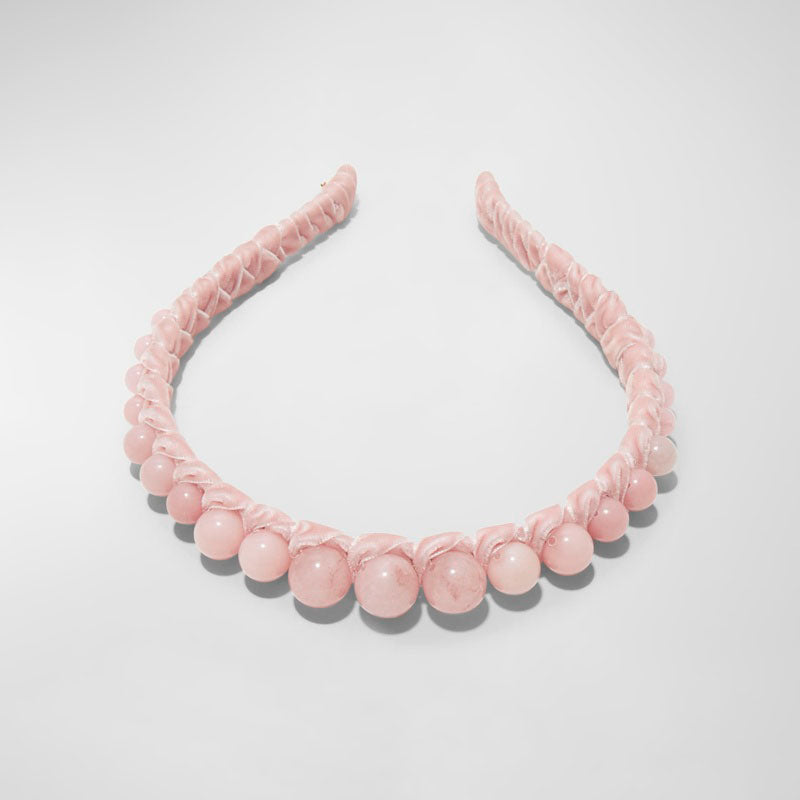 Faixa de cabeça com contas graduadas - Mercado de Luxo - O Maior E-Commerce de Bens, Produtos e Serviços de Luxo do Brasil.