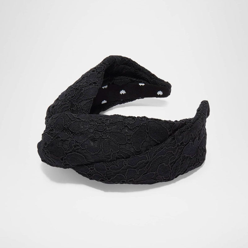 Faixa de cabeça de renda floral Greta - Mercado de Luxo - O Maior E-Commerce de Bens, Produtos e Serviços de Luxo do Brasil.