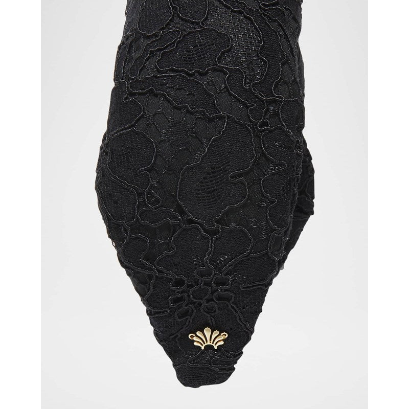 Faixa de cabeça de renda floral Greta - Mercado de Luxo - O Maior E-Commerce de Bens, Produtos e Serviços de Luxo do Brasil.