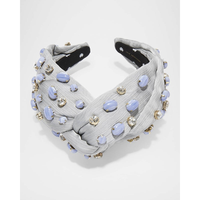 Faixa de cabeça trançada com joias Greta - Mercado de Luxo - O Maior E-Commerce de Bens, Produtos e Serviços de Luxo do Brasil.