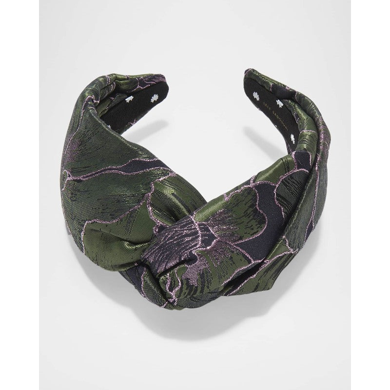 Faixa de cabeça com estampa floral Greta Knot - Mercado de Luxo - O Maior E-Commerce de Bens, Produtos e Serviços de Luxo do Brasil.