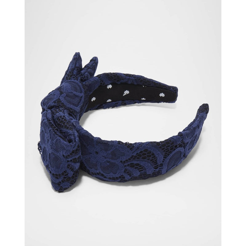 Faixa de cabeça com nó floral de brocado de azevinho - Mercado de Luxo - O Maior E-Commerce de Bens, Produtos e Serviços de Luxo do Brasil.