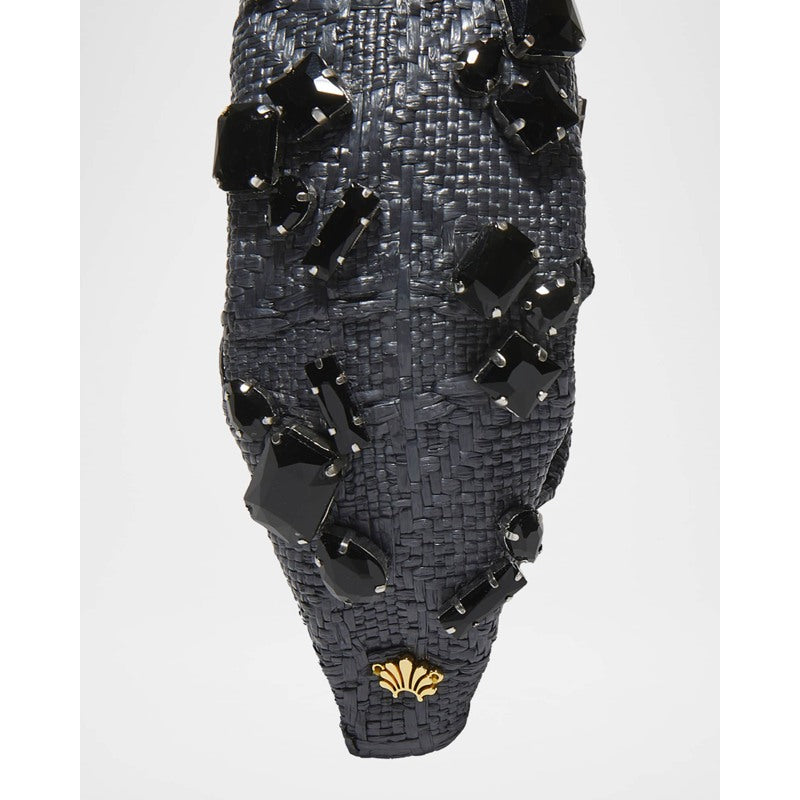 Faixa de cabeça de ráfia com nó e enfeites - Mercado de Luxo - O Maior E-Commerce de Bens, Produtos e Serviços de Luxo do Brasil.