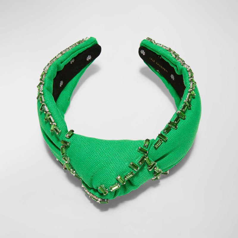 Faixa de cabeça com acabamento embelezado e nó - Mercado de Luxo - O Maior E-Commerce de Bens, Produtos e Serviços de Luxo do Brasil.