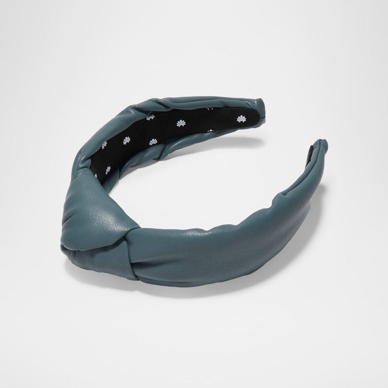 Faixa de cabeça de couro sintético com nós - Mercado de Luxo - O Maior E-Commerce de Bens, Produtos e Serviços de Luxo do Brasil.