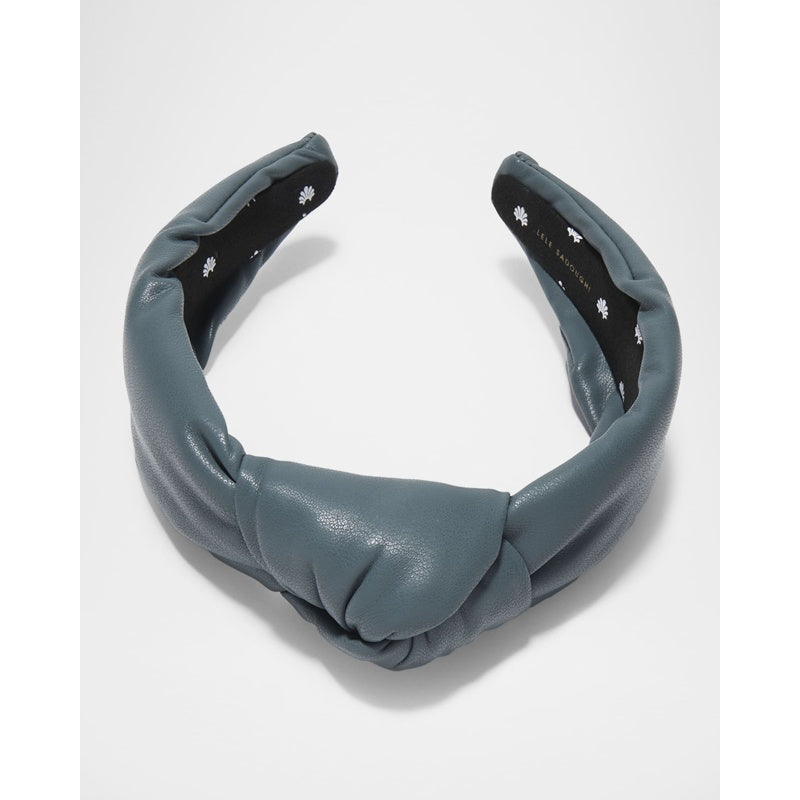 Faixa de cabeça de couro sintético com nós - Mercado de Luxo - O Maior E-Commerce de Bens, Produtos e Serviços de Luxo do Brasil.