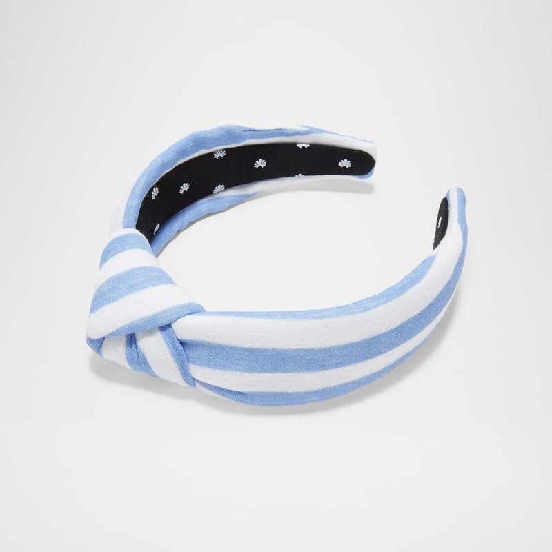 Faixa de cabeça de gaze de linho com nós - Mercado de Luxo - O Maior E-Commerce de Bens, Produtos e Serviços de Luxo do Brasil.