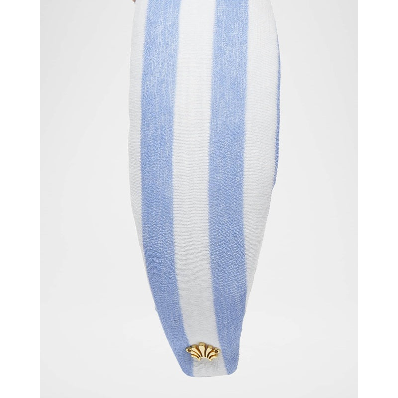 Faixa de cabeça de gaze de linho com nós - Mercado de Luxo - O Maior E-Commerce de Bens, Produtos e Serviços de Luxo do Brasil.