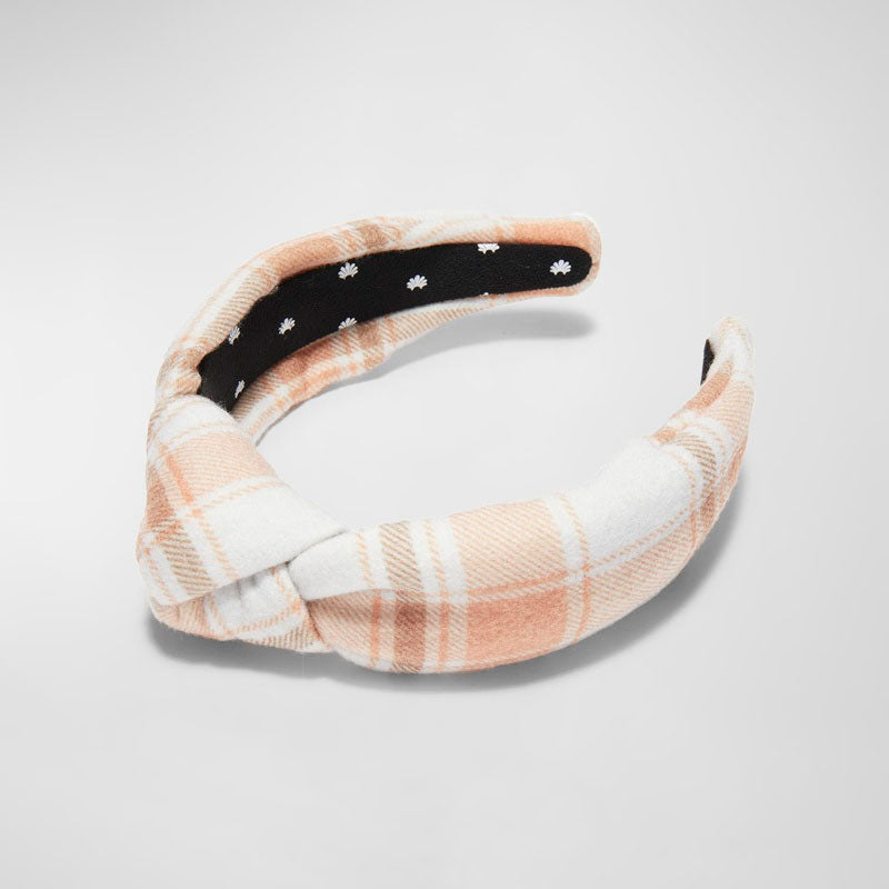 Faixa de cabeça xadrez com nós - Mercado de Luxo - O Maior E-Commerce de Bens, Produtos e Serviços de Luxo do Brasil.