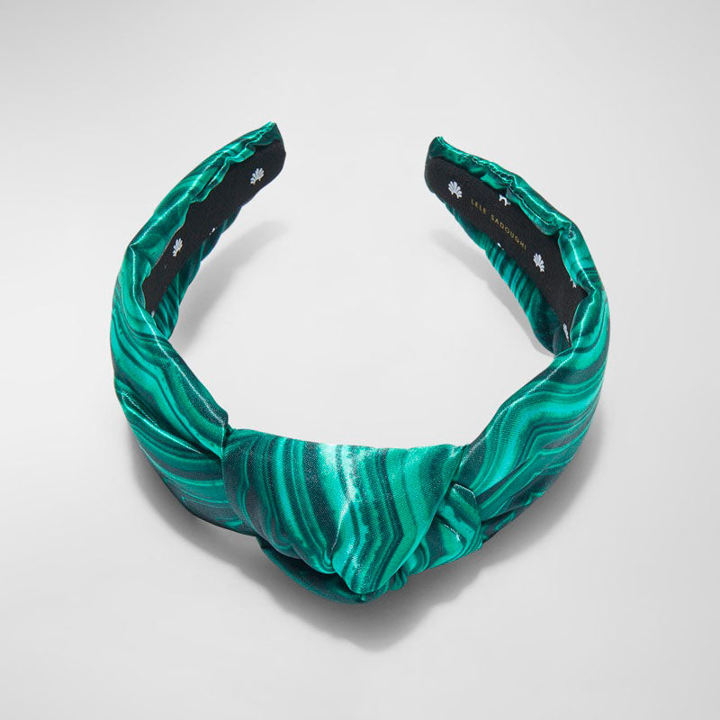 Faixa de cabeça com estampa de nó - Mercado de Luxo - O Maior E-Commerce de Bens, Produtos e Serviços de Luxo do Brasil.