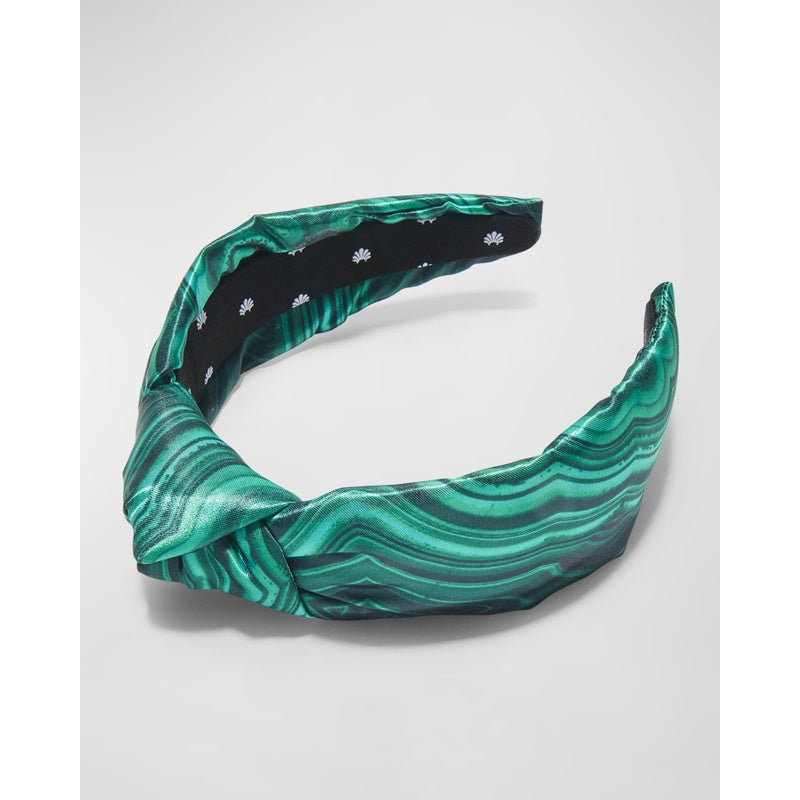 Faixa de cabeça com estampa de nó - Mercado de Luxo - O Maior E-Commerce de Bens, Produtos e Serviços de Luxo do Brasil.