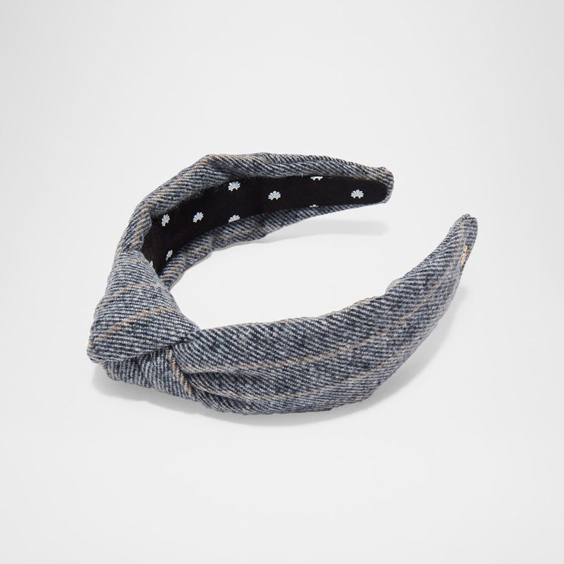 Faixa de cabeça de tweed com nó - Mercado de Luxo - O Maior E-Commerce de Bens, Produtos e Serviços de Luxo do Brasil.