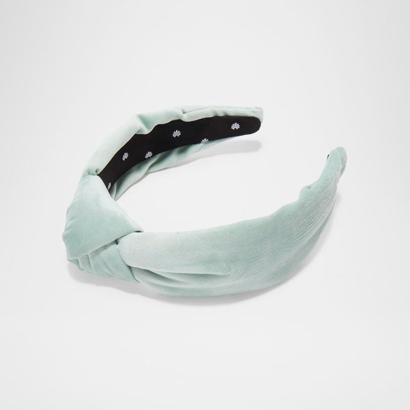 Faixa de cabeça de veludo com nós - Mercado de Luxo - O Maior E-Commerce de Bens, Produtos e Serviços de Luxo do Brasil.