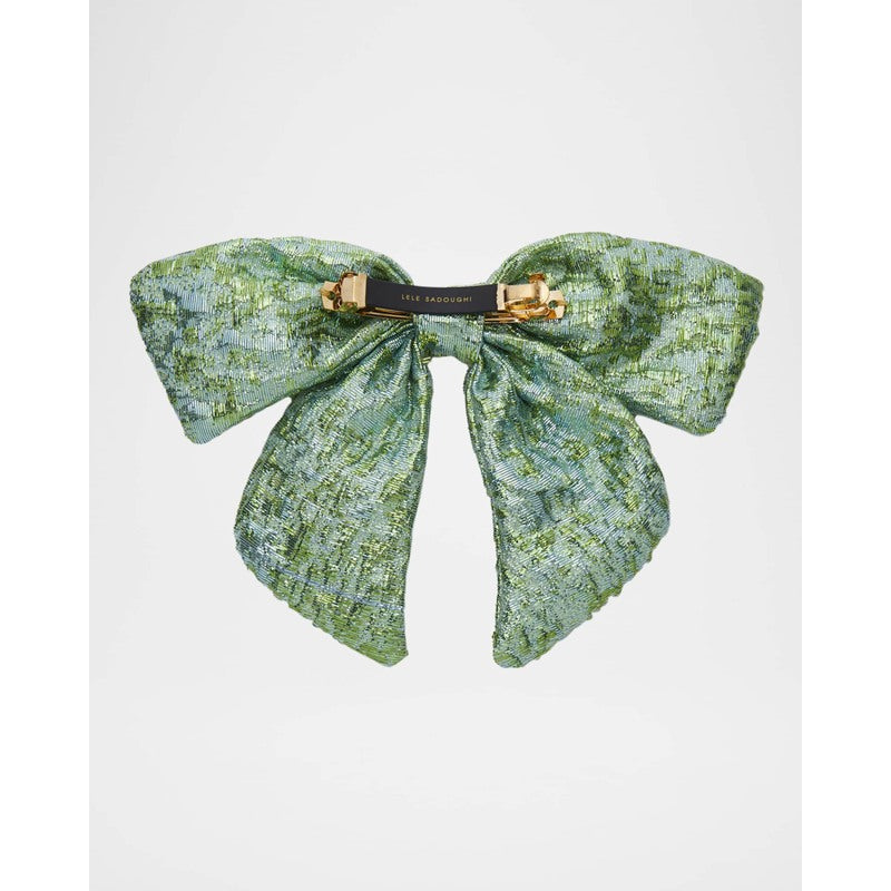 Presilha de laço embelezada com pérolas Libby - Mercado de Luxo - O Maior E-Commerce de Bens, Produtos e Serviços de Luxo do Brasil.