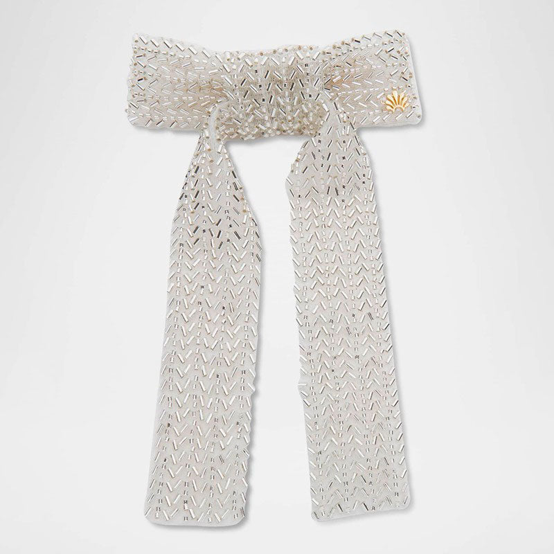 Grampo de Cabelo com laço de contas Margot - Mercado de Luxo - O Maior E-Commerce de Bens, Produtos e Serviços de Luxo do Brasil.