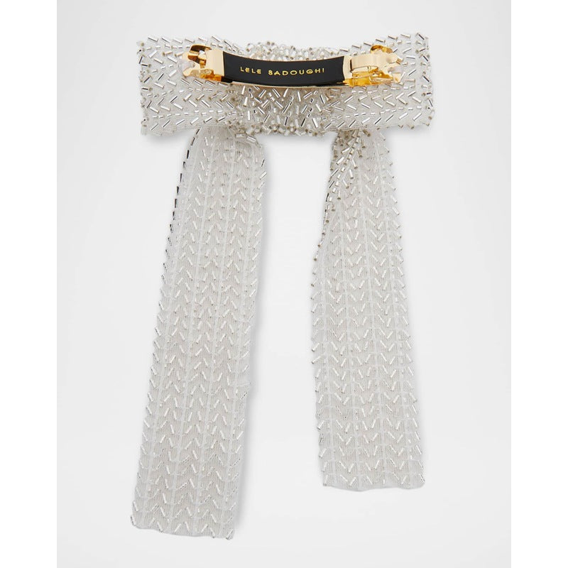 Grampo de Cabelo com laço de contas Margot - Mercado de Luxo - O Maior E-Commerce de Bens, Produtos e Serviços de Luxo do Brasil.