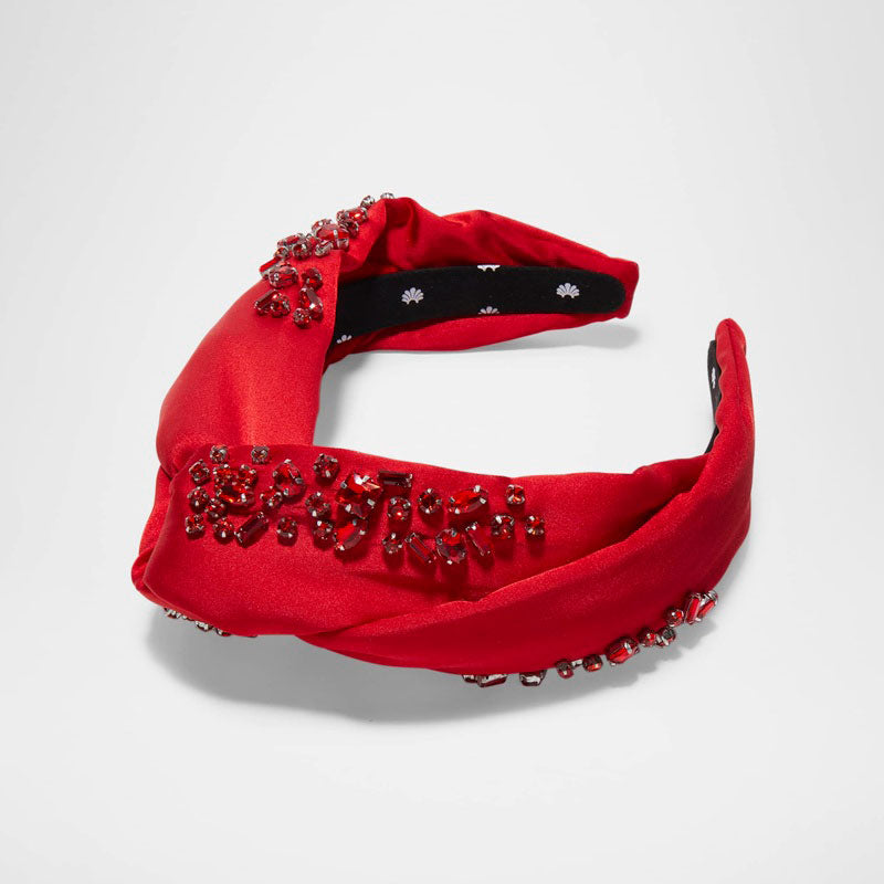 Faixa de cabeça com pedra de nascimento e rubi Marlene July - Mercado de Luxo - O Maior E-Commerce de Bens, Produtos e Serviços de Luxo do Brasil.