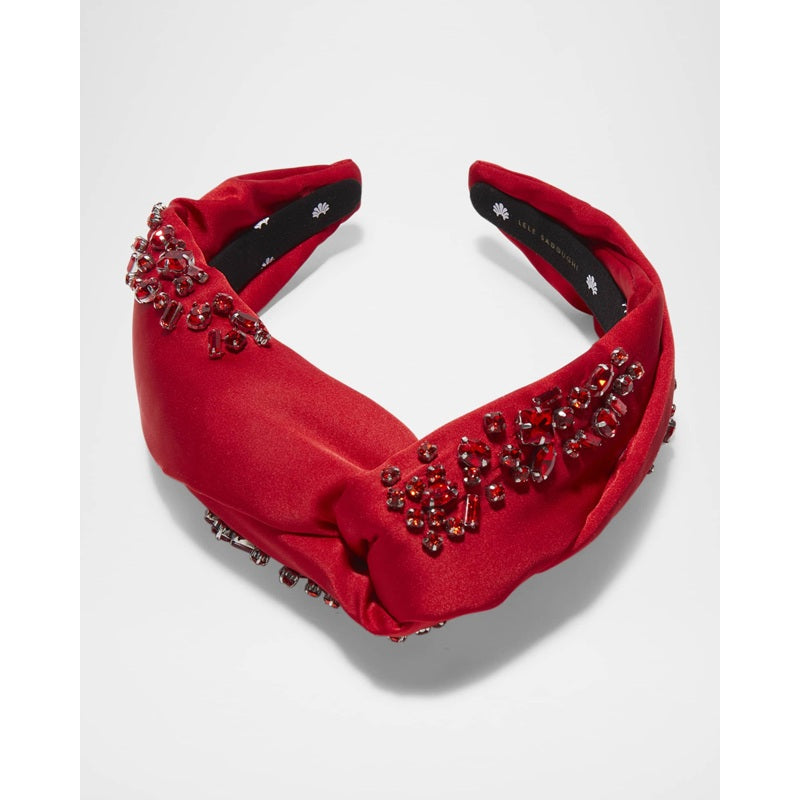 Faixa de cabeça com pedra de nascimento e rubi Marlene July - Mercado de Luxo - O Maior E-Commerce de Bens, Produtos e Serviços de Luxo do Brasil.