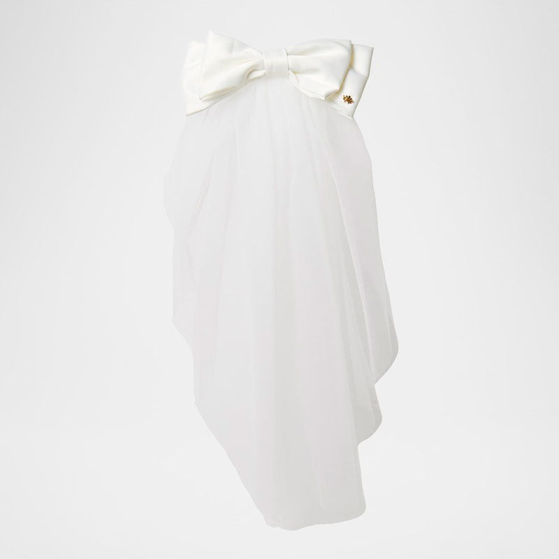 Presilha Véu de laço de cetim Priscilla - Mercado de Luxo - O Maior E-Commerce de Bens, Produtos e Serviços de Luxo do Brasil.