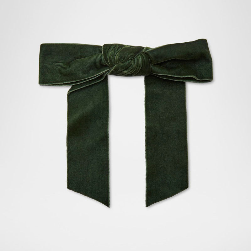 Presilha de laço de veludo Shirley - Mercado de Luxo - O Maior E-Commerce de Bens, Produtos e Serviços de Luxo do Brasil.