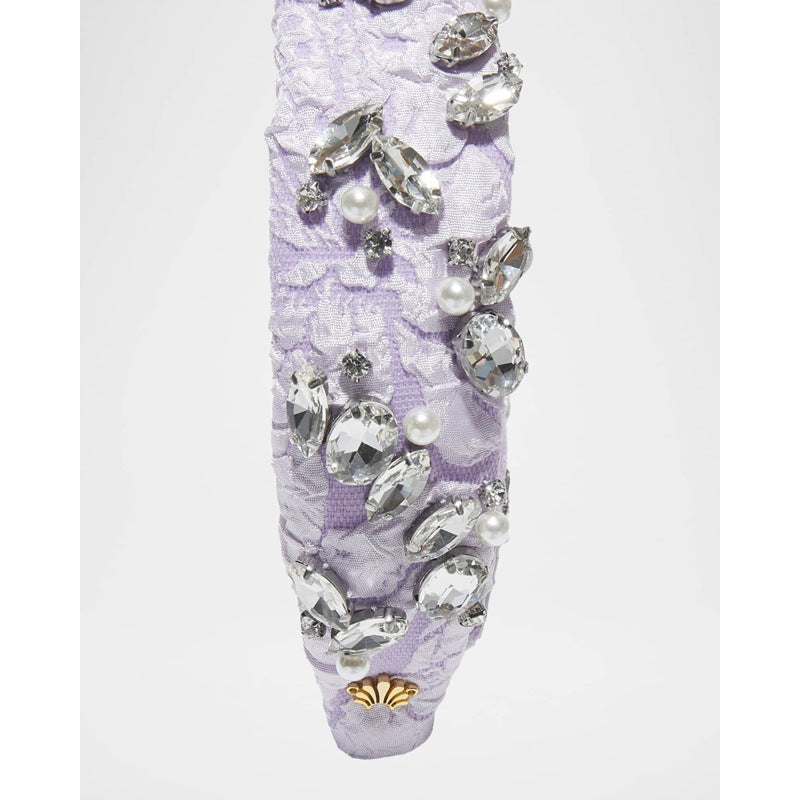 Faixa de cabeça fina com Cristais e nós - Mercado de Luxo - O Maior E-Commerce de Bens, Produtos e Serviços de Luxo do Brasil.