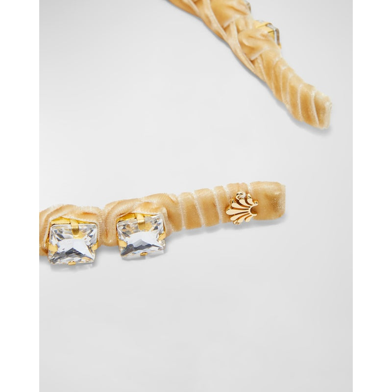 Faixa de cabeça quadrada com fios enfeitados - Mercado de Luxo - O Maior E-Commerce de Bens, Produtos e Serviços de Luxo do Brasil.