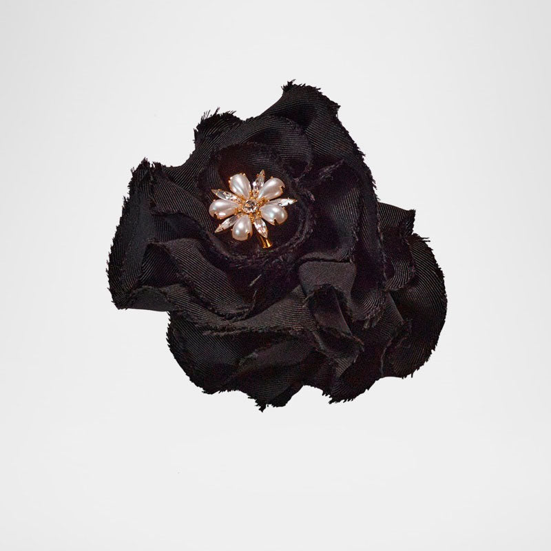 Annie Embellished Rosette Claw Clip - Mercado de Luxo - O Maior E-Commerce de Bens, Produtos e Serviços de Luxo do Brasil.