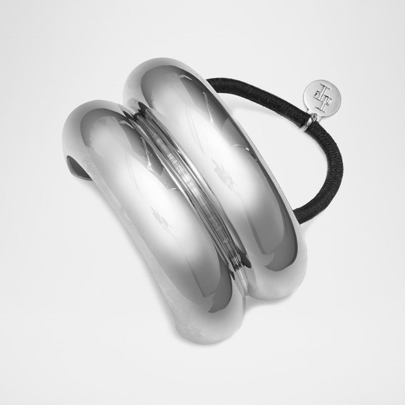 Elástico Pony de arco duplo brilhante - Mercado de Luxo - O Maior E-Commerce de Bens, Produtos e Serviços de Luxo do Brasil.