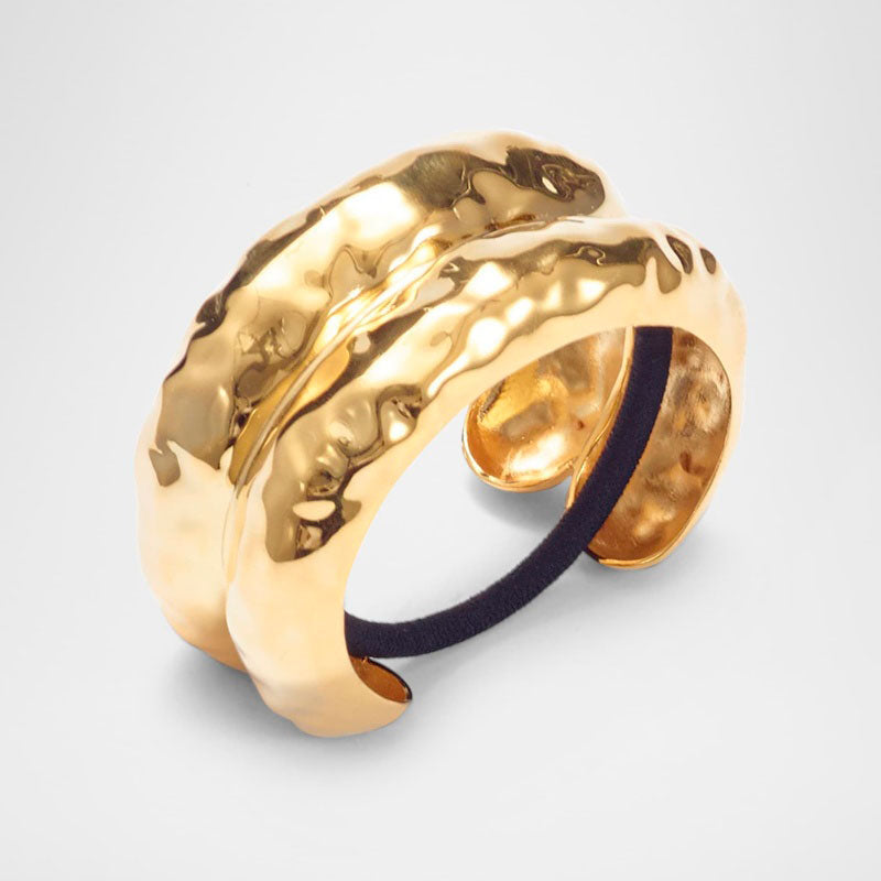 Arco de Pony duplo martelado brilhante - Mercado de Luxo - O Maior E-Commerce de Bens, Produtos e Serviços de Luxo do Brasil.