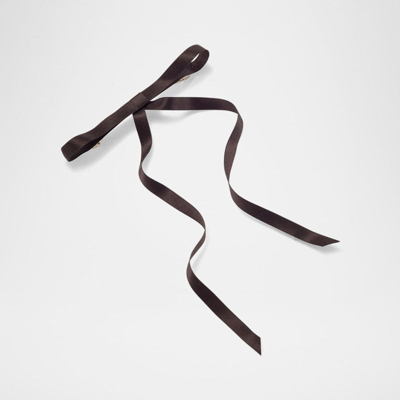 Grampo de Cabelo Karla Silk Skinny Bow - Mercado de Luxo - O Maior E-Commerce de Bens, Produtos e Serviços de Luxo do Brasil.