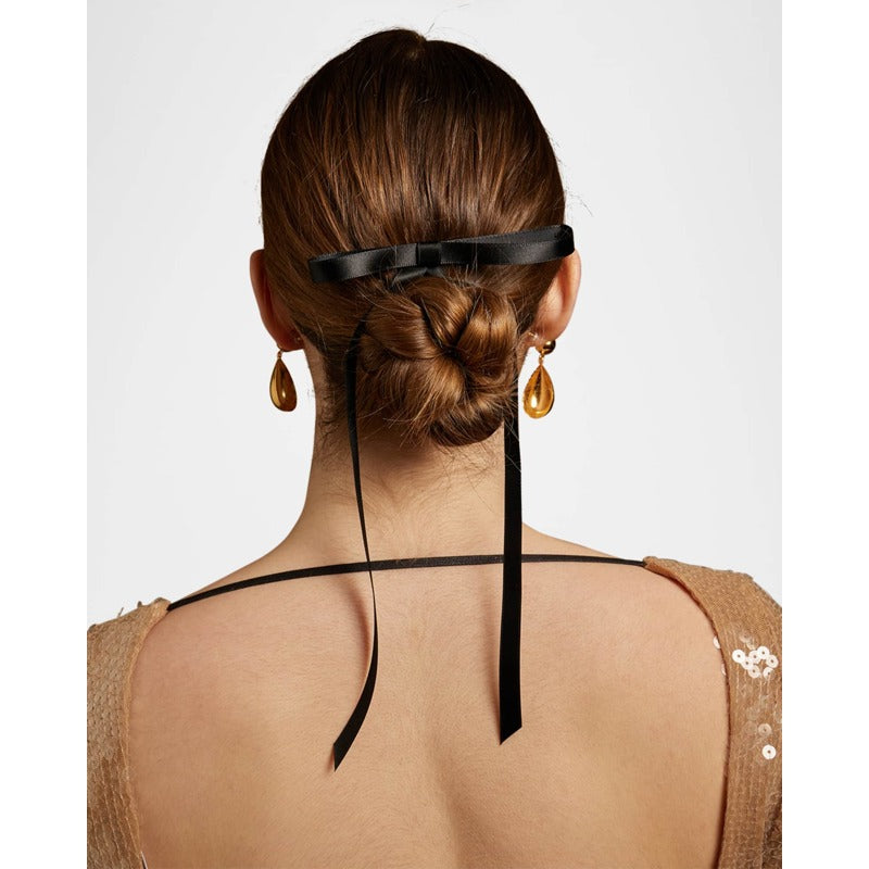 Grampo de Cabelo Karla Silk Skinny Bow - Mercado de Luxo - O Maior E-Commerce de Bens, Produtos e Serviços de Luxo do Brasil.