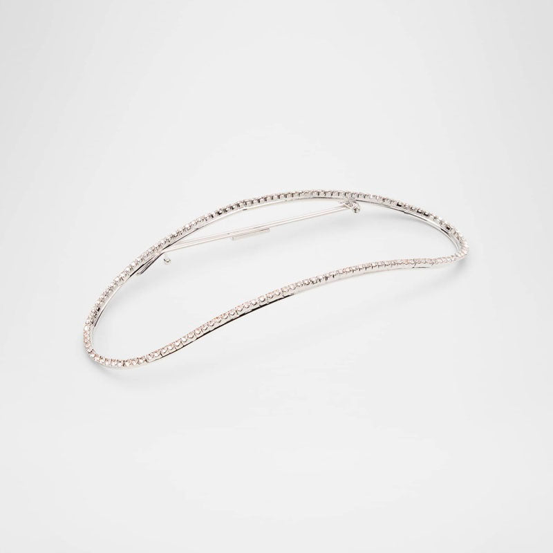 Presilha de aço inoxidável Vera Crystal - Mercado de Luxo - O Maior E-Commerce de Bens, Produtos e Serviços de Luxo do Brasil.