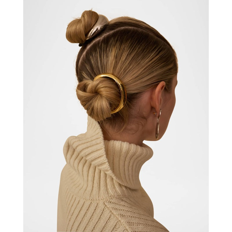 Elástico de Cabelo em latão ondulado conjunto 2 unid - Mercado de Luxo - O Maior E-Commerce de Bens, Produtos e Serviços de Luxo do Brasil.