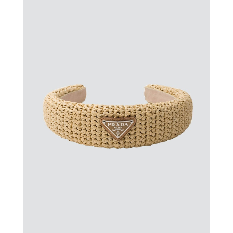 Faixa de cabeça de crochê estilo ráfia - Mercado de Luxo - O Maior E-Commerce de Bens, Produtos e Serviços de Luxo do Brasil.