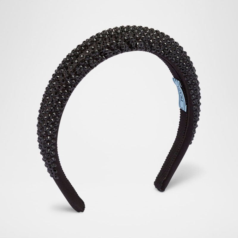 Faixa de cabeça de cetim cristal - Mercado de Luxo - O Maior E-Commerce de Bens, Produtos e Serviços de Luxo do Brasil.