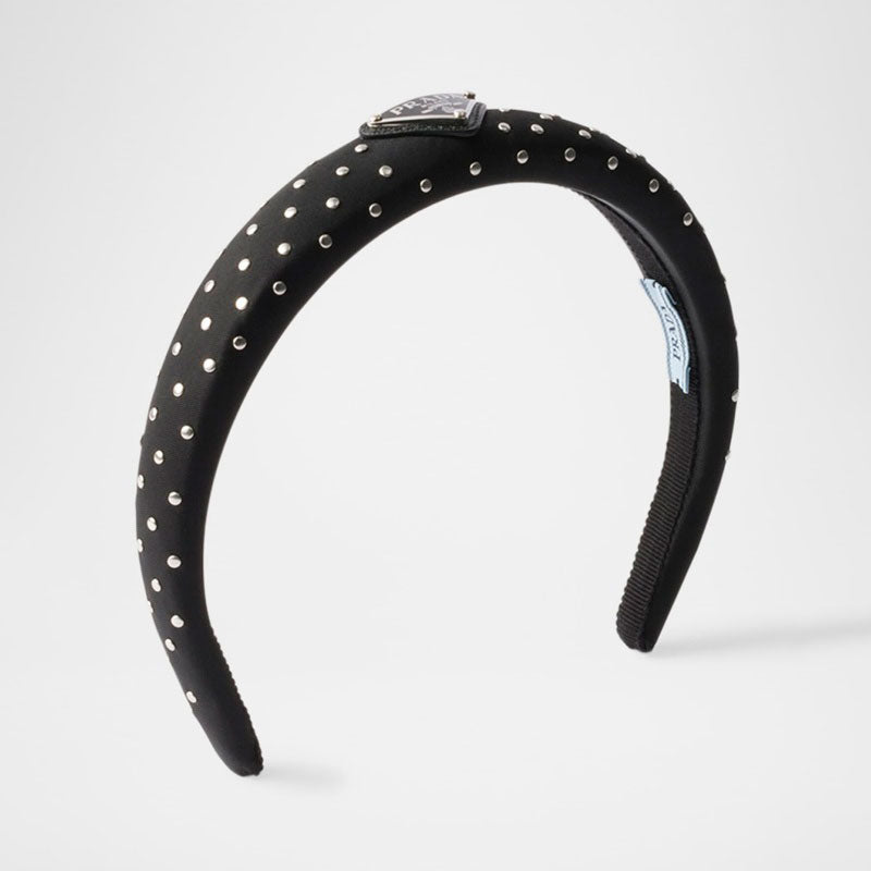 Faixa de cabeça Re-Nylon cravejada - Mercado de Luxo - O Maior E-Commerce de Bens, Produtos e Serviços de Luxo do Brasil.