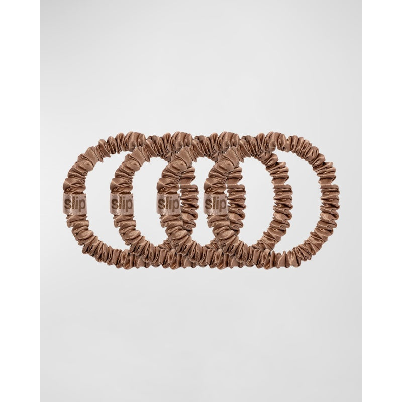 Conjunto de scrunchies skinny sortidos Pure Silk Back to Basics conjunto 4 unid - Mercado de Luxo - O Maior E-Commerce de Bens, Produtos e Serviços de Luxo do Brasil.