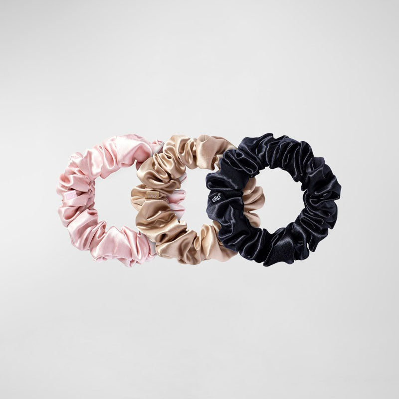 Scrunchies grandes de seda pura conjunto 3 unid - Mercado de Luxo - O Maior E-Commerce de Bens, Produtos e Serviços de Luxo do Brasil.