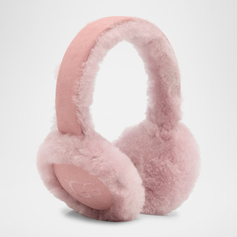 Protetores de orelha de pele de carneiro com logotipo bordado - Mercado de Luxo - O Maior E-Commerce de Bens, Produtos e Serviços de Luxo do Brasil.