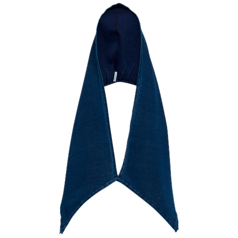 Capuz de malha jeans - Mercado de Luxo - O Maior E-Commerce de Bens, Produtos e Serviços de Luxo do Brasil.