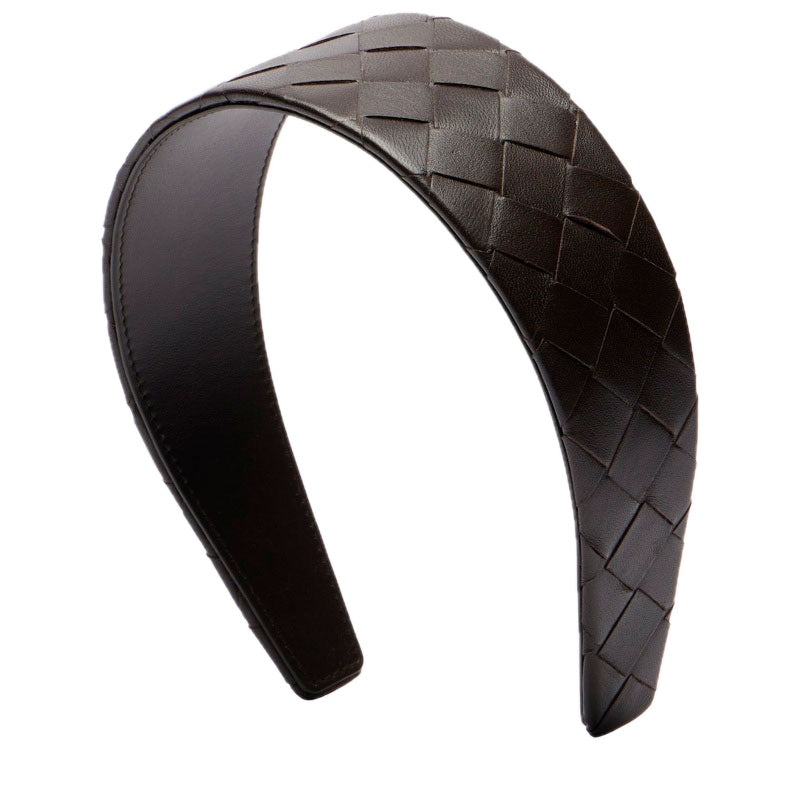 Faixa de Cabeça de couro Intrecciato - Mercado de Luxo - O Maior E-Commerce de Bens, Produtos e Serviços de Luxo do Brasil.